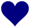 Blue Heart Clip Art