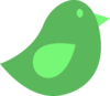 Green Bird Clip Art