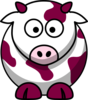 Raspberry Cow Clip Art