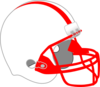 Red And White Helmet Clip Art