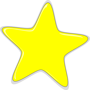 Yellow Star Clip Art at Clker.com - vector clip art online, royalty free &  public domain