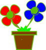 Flowers In A Vase 2 Clip Art
