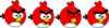 Angry Birds - Red Assets Clip Art