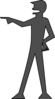 Man Pointing Clip Art