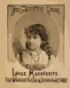 The Miniature Patti, Louise Marguerite The Wonderful Child Singer & Actress. Clip Art
