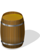 Wine Barrel Brown Clip Art
