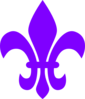 Purple Fleur Clip Art