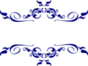 Swirl Blue Clip Art