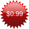 $0.99 Red Star Price Tag Clip Art