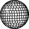 Snow Disco Ball White Clip Art