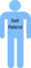 Self Referral Clip Art