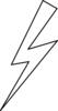 Black Lightning Bolt Clip Art