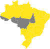 Mapa Brasil Destaque 5 Clip Art