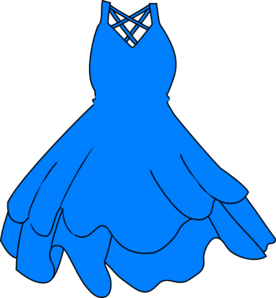Blue Dress Clip Art at Clker.com - vector clip art online, royalty free &  public domain