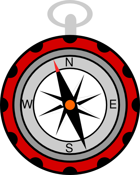 magnetic compass clip art