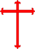 Red/black Cross Clip Art