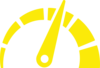 Speedometr Yellow Clip Art