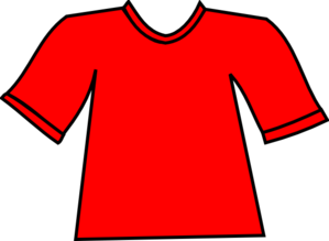 Red Tshirt Clip Art at  - vector clip art online, royalty free &  public domain