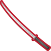 Red Sword  Clip Art