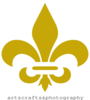 Yellow Fleur De Lis Clip Art