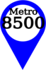 Maker Metro 8500 Okupa Azul Clip Art