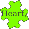 Puzzle Piece Heart Clip Art