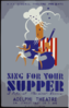 W.p.a. Federal Theatre Presents  Sing For Your Supper  A Topical Musical Revue Clip Art