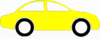 Yellow Sedan Clip Art