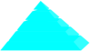 Light Blue Pyramid Clip Art
