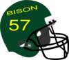 Green Football Helmet Clip Art