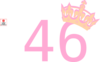 Pink Tilted Tiara And Number 16 Clip Art