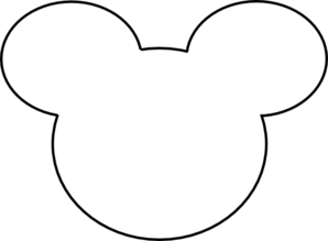 Mickey Mouse Outline Clip Art at Clker.com - vector clip art online,  royalty free & public domain