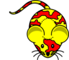 Yellow Mouse Noredears Clip Art