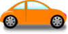 Orange Car Clip Art