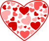 Totetude Hearts Valentine Clip Art