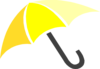 Yellow Umbrella Clip Art