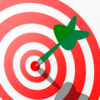 Target With Green Dart Clip Art