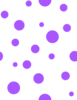 Purple Polka Dots Clip Art