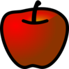 Red Apple 3 Clip Art