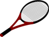 Red Raquet Clip Art