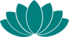 Turquoise Lotus Clipart Clip Art