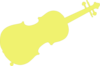Yellow Violin Clip Art