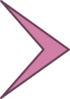 Small Right Arrow Head Clip Art