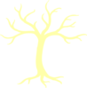 Bare Tree Yellow Clip Art