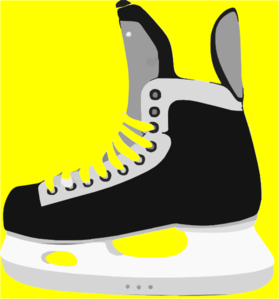 Hockey Skate  Clip Art