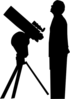 Amateur Astronomer Clip Art