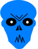 Blue Angry Clip Art
