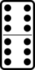 Domino 6-6 Clip Art