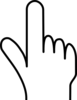 Pointing Finger Clip Art at Clker.com - vector clip art online, royalty