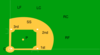 Baseball Field W T Ball Positions Clip Art